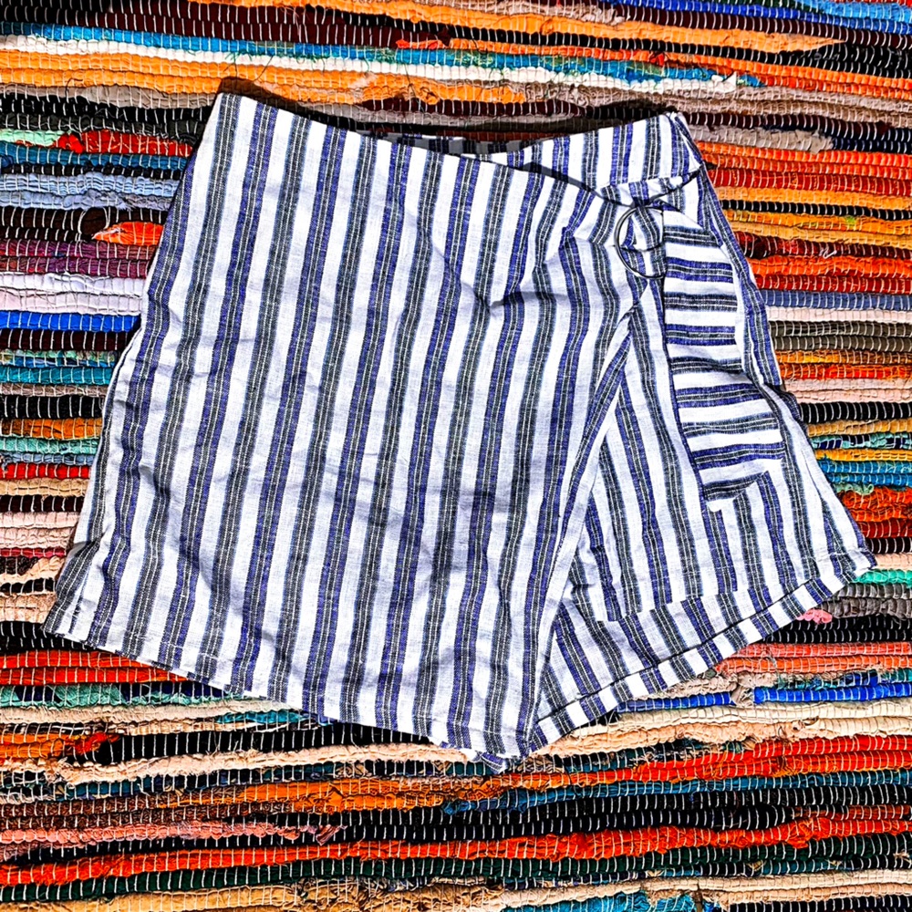 Cute Striped Skort Shorts ☀︎